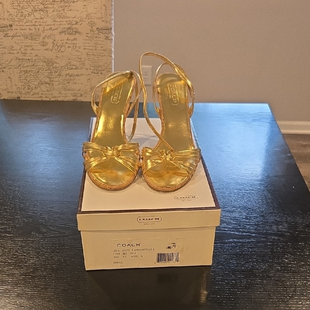 EUC! Coach "Gianna" Sandal 6.5